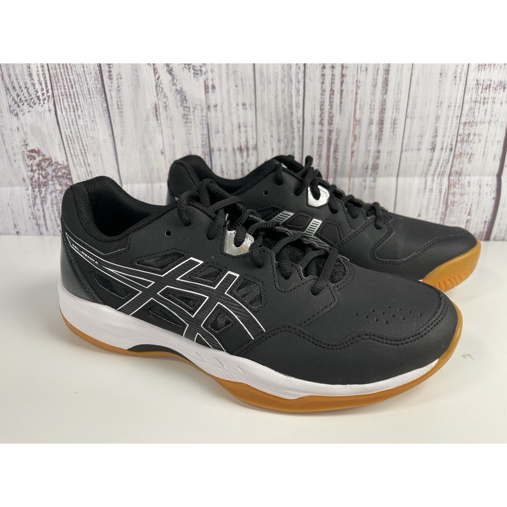 Asics Mens Gel Renma 1071A068 Black Pickleball Tennis Shoes Sneakers 7.5 EUC